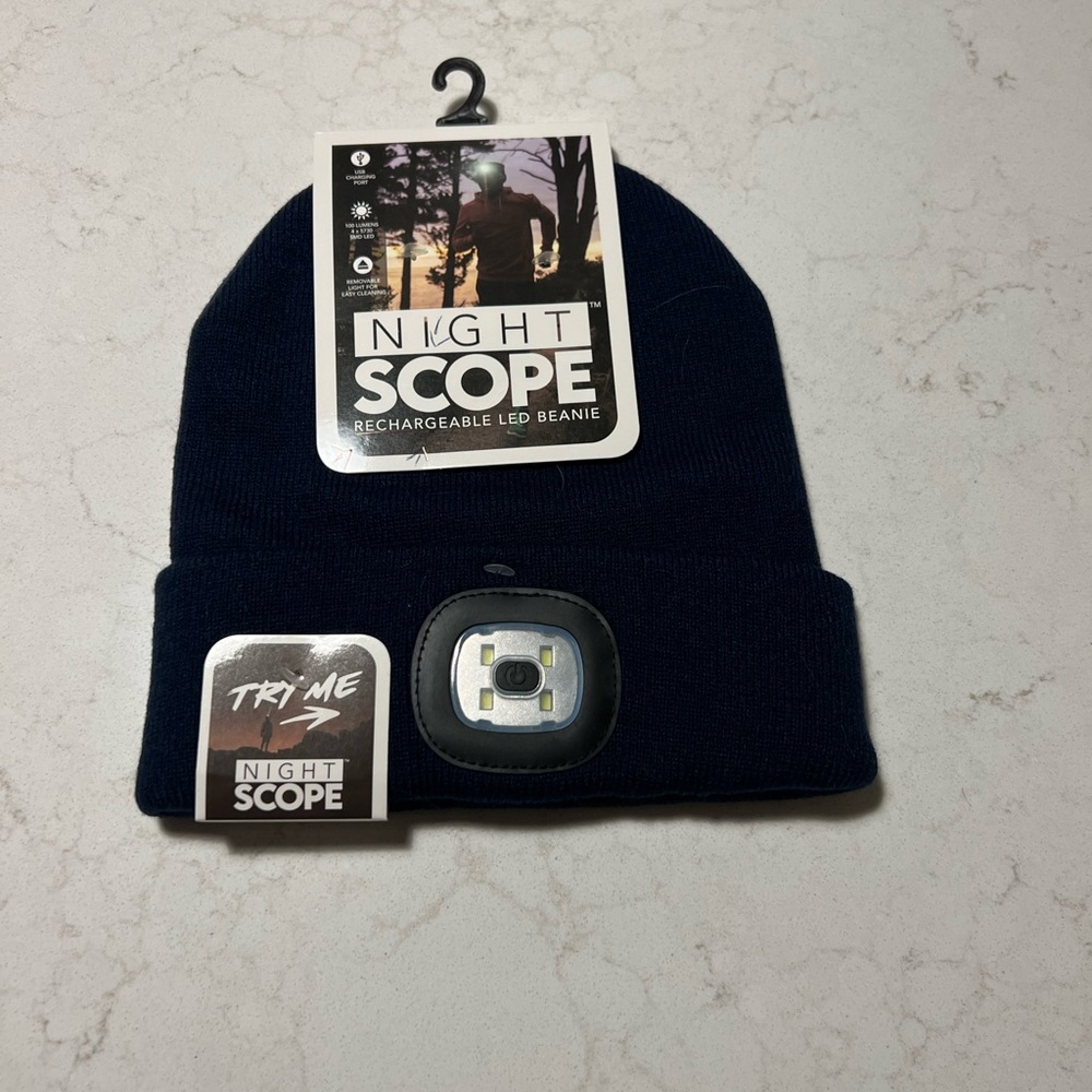 Night scope rechargeable beanie LED